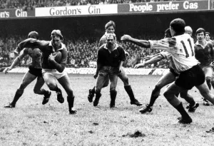 British Lions v Rest of The World. Malcolm Deacey who came on as a replacement making a