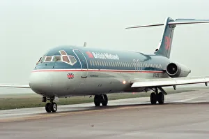 00513 Prints: British Midland operated a comemerative flight to Teesside Airport to mark its last DC9