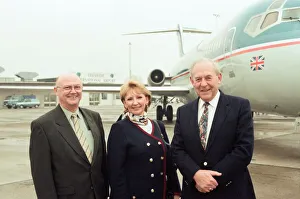 Logo Prints: British Midland operated a commemorative flight to Teesside Airport to mark its last DC9