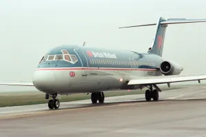 00791 Prints: British Midland operated a commemorative flight to Teesside Airport to mark its last DC9