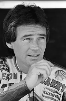 British Motorcycle road racer Barry Sheene attending the South Africa Grand Prix