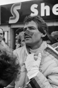 00965 Prints: British Motorcycle road racer Barry Sheene at Brands Hatch for the Transatlantic Trophy
