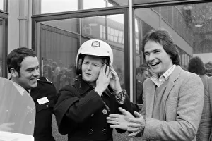 British Motorcycle road racer Barry Sheene with Conservative Party leader Margaret