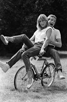 British Motorcycle road racer Barry Sheene and girlfriend Stephanie McLean are to co-star