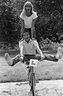 British Motorcycle road racer Barry Sheene and girlfriend Stephanie McLean are to co-star