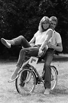 British Motorcycle road racer Barry Sheene and girlfriend Stephanie McLean are to co-star