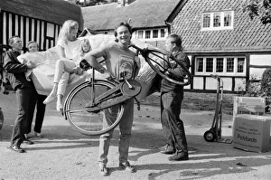 Former British Motorcycle road racer Barry Sheene prepares for a new life in the sun as
