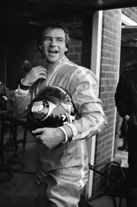 00965 Prints: British Motorcycle road racer Barry Sheene at Snetterton