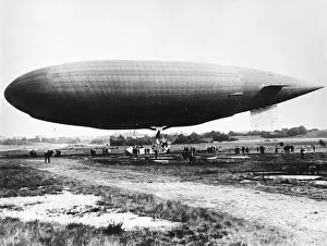 British Naval Parseval airship later known as Naval Airship No 4 seen here on the 30th