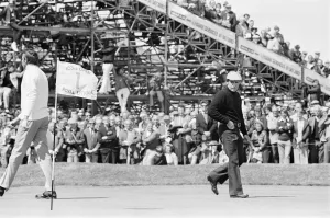British Open 1974. Royal Lytham & St Annes Golf Club in Lancashire, England