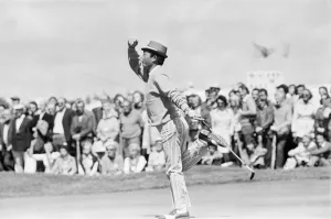 00904 Prints: British Open 1974. Royal Lytham & St Annes Golf Club in Lancashire, England
