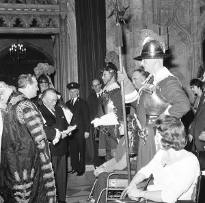00384 Prints: British Para Olympians, guest of honour of the Lord Mayor of London, at Mansion House