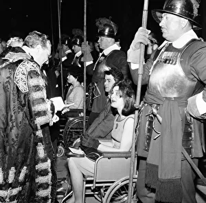 00384 Prints: British Para Olympians, guest of honour of the Lord Mayor of London, at Mansion House