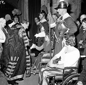 00384 Prints: British Para Olympians, guest of honour of the Lord Mayor of London, at Mansion House