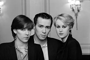 British pop group The Human League-left to right: Joanne Catherall
