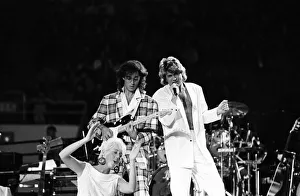 British pop group Wham pictured on their 10-day visit to China, April 1985