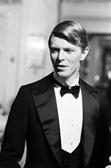 Movie Prints: British pop singer David Bowie pictured ina scene from his latest film