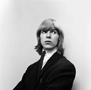 British pop singer David Bowie pictured when he was known as Davie Jones