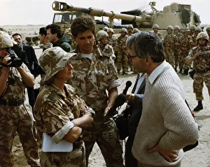 British Prime Minister John Major seen here being interview by the BBC