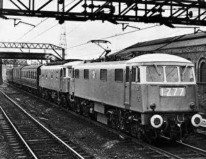 Rail Prints: A British Rail Class 83 express locomotive electric train