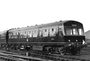 00359 Prints: A British Rail Diesel Multiple Unit on the East Coast Main Line on 4th February 1957