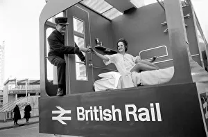 00027 Prints: The British Rail float had the attraction of pretty Peni Hobbs from Kensington