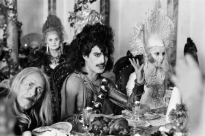 00849 Prints: British Rock group Queen making a video for their latest single
