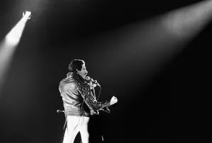 00849 Prints: British Rock group Queen performing at the NEC in Birmingham