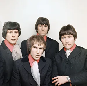 00631 Prints: British rock group The Troggs. Left to right : Peter Staples