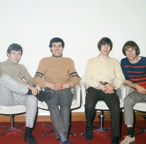 00631 Prints: British rock group The Troggs pose before appearing on the BBC television programme Top