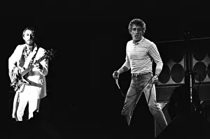 00454 Prints: British rock group The Who, performing on stage at the NEC in Birmingham