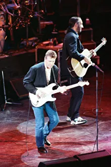 British rock group The Who on stage at the Royal Albert Hall for their performance in