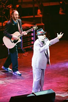 British rock group The Who on stage at the Royal Albert Hall for their performance in