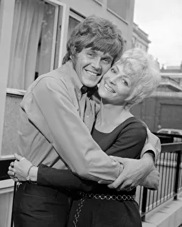 British rock and roll singer Billy Fury pictured with his wife Judith in Manchester