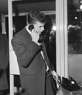 British rock and roll singer Terry Dene made his farewell public appearance in Jack