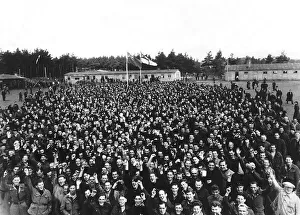 British sailors and soldiers released from prison camp at Westertimke near Bremen