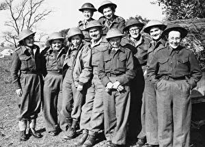 Eight British Sisters and one American Nurse are working side by side with Army Medical