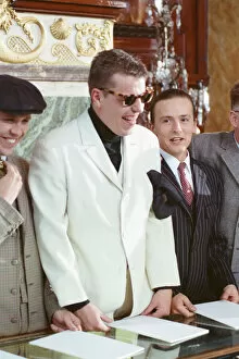 Images Dated 7th August 1992: British ska group Madness pose at a photocall. 7th August 1992
