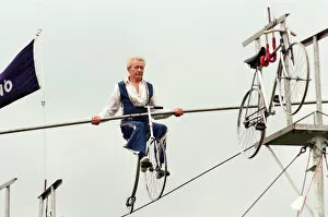 Images Dated 7th July 1996: The British Steel Gala held at Kirkleatham Showground - Zak Carlin o High Wire act