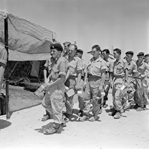 British Troops Army Soldiers July 1958 in Amman Jordan