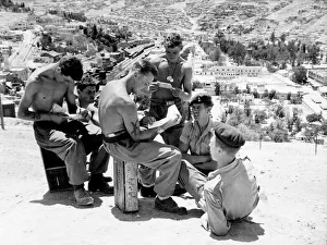 British Troops in Jordan July 1958 in Amman Jordan Paratroops who have