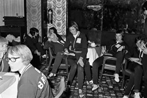 01502 Prints: The British Womens football team in Mexico City for the Womens World Cup
