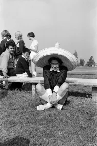 The British Womens football team in Mexico City for the Womens World Cup