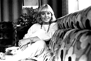 Britt Ekland at the Gosforth Park Hotel in Newcastle July 1980