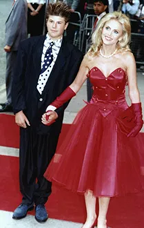 00161 Prints: Britt Ekland and son arrive at Premiere of Licence to Kill June 1989