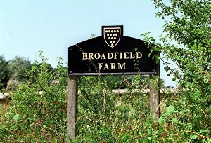 Agriculture Prints: Broadfield Farm in Tetbury owned by Prince Charles the Prince of Wales