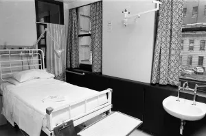 Ward Prints: The Broderip AIDS ward at Middlesex Hospital which opens 19th January