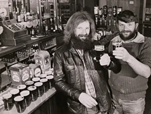Brothers Donald and Irving Boyes in training for a marathon pub crawl