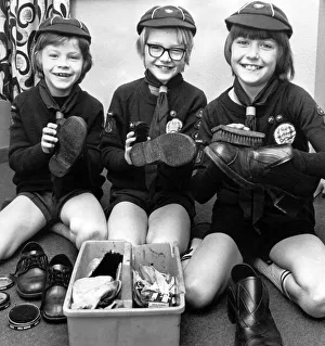 Three brothers - John, Simon and Mark Hancock - are brushing up on a little fundraising