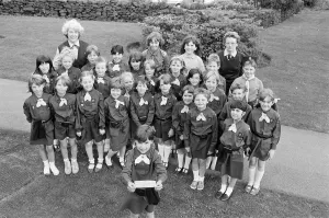 Brownie bonus... Amanda Hinchliffe and other members of 5th Holme Valley (Brockholes